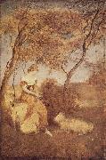 Albert Pinkham Ryder The Shepherdess Spain oil painting artist